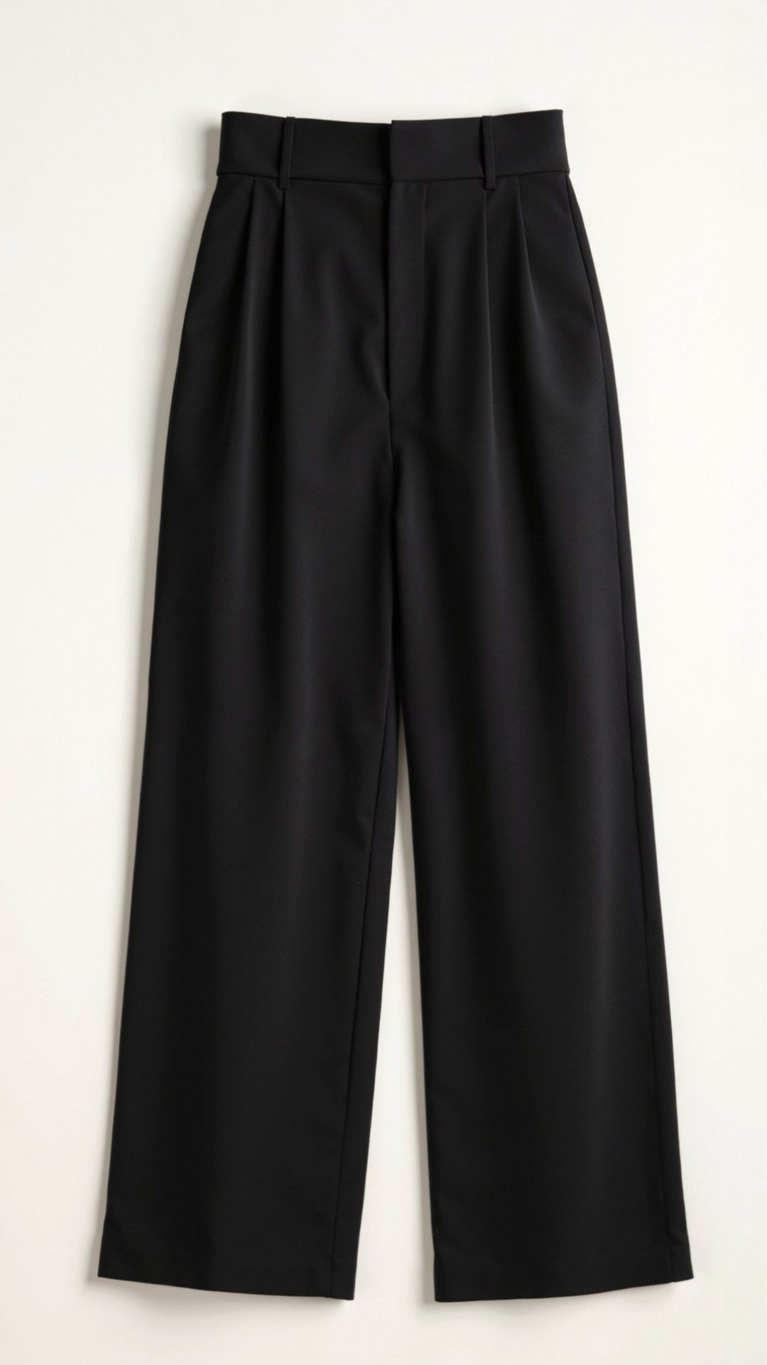 Womens Wide Leg Pants High-Waisted Pleated