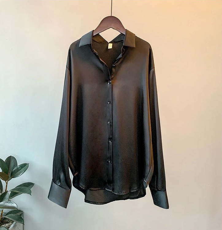 Womens Blouse Long Sleeve Lightweight Fit