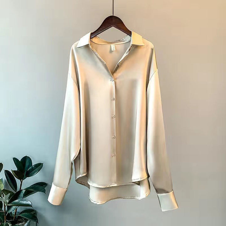 Womens Blouse Long Sleeve Lightweight Fit