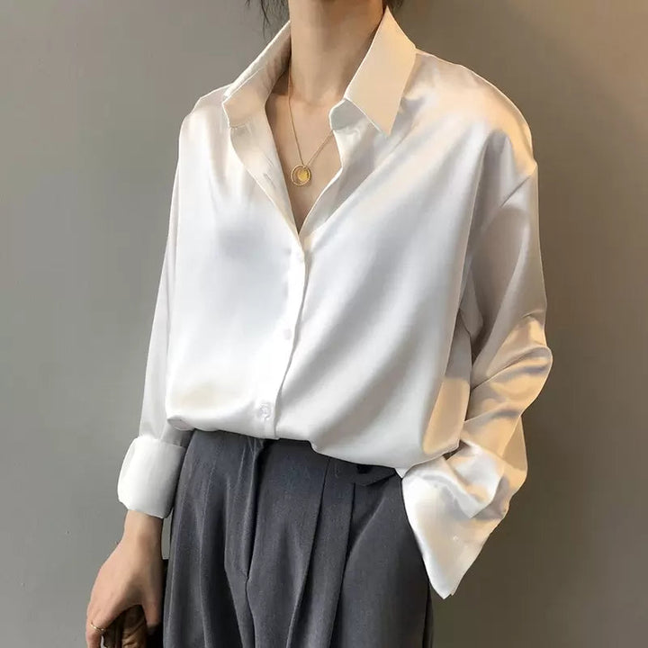 Womens Blouse Long Sleeve Lightweight Fit