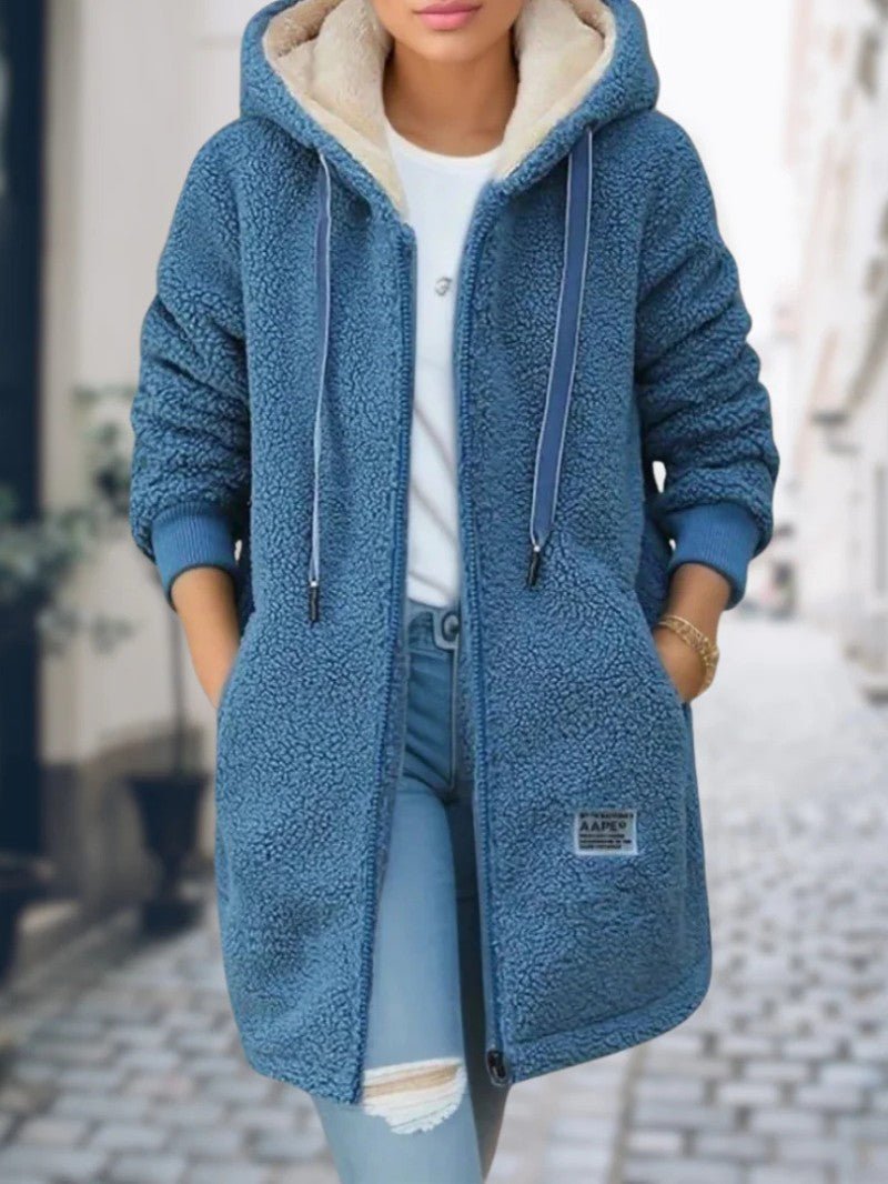 Womens Winter Coat Fleece Lined Regular Fit - BritishMode