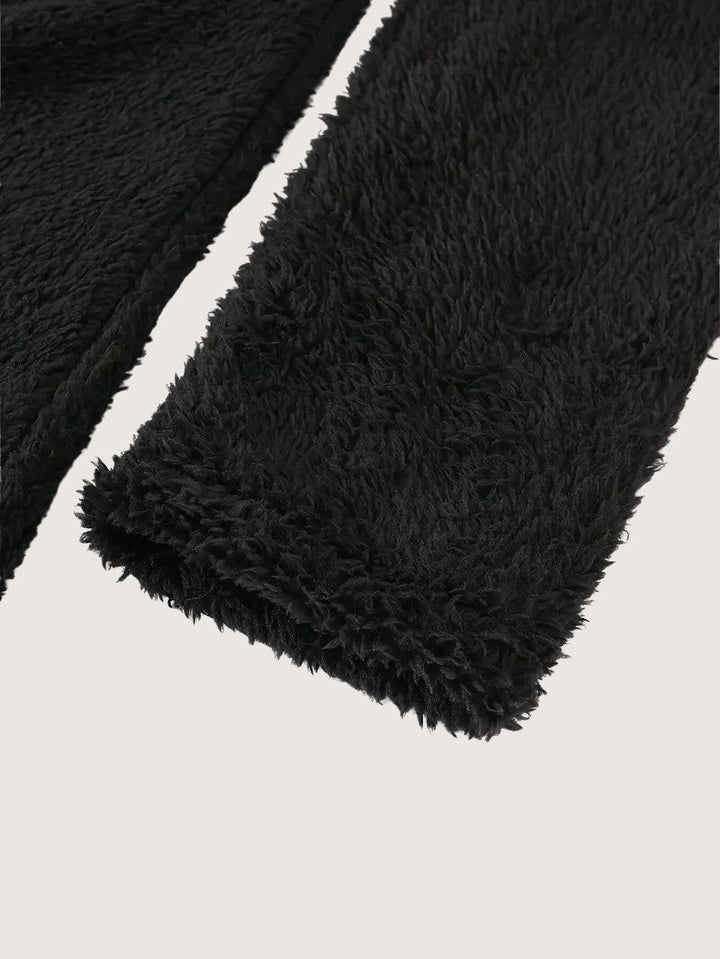 Womens Sweatshirt with Fuzzy Texture Relaxed Fit