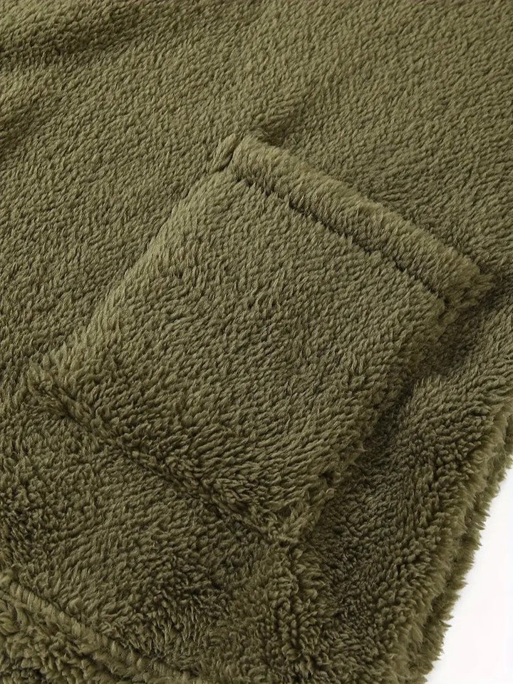 Womens Sweatshirt with Fuzzy Texture Relaxed Fit