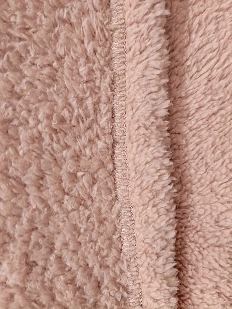 Womens Sweatshirt with Fuzzy Texture Relaxed Fit