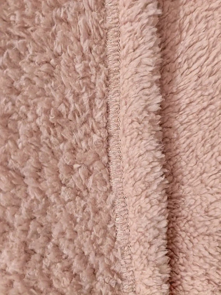 Womens Sweatshirt with Fuzzy Texture Relaxed Fit