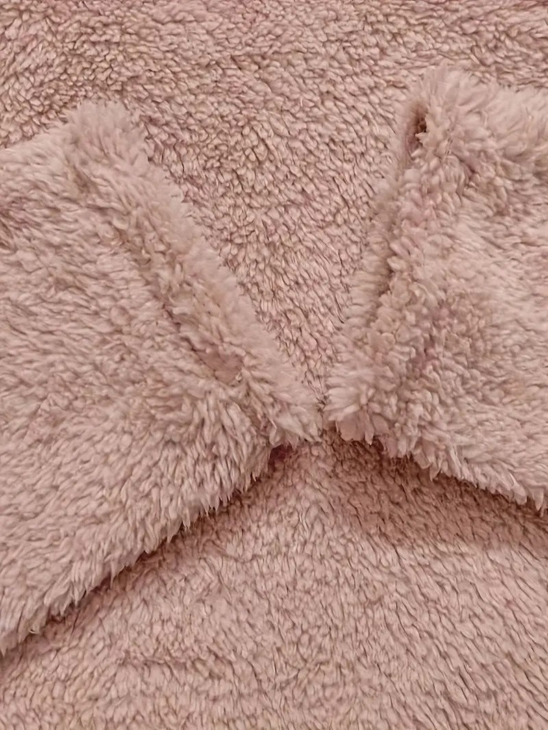 Womens Sweatshirt with Fuzzy Texture Relaxed Fit