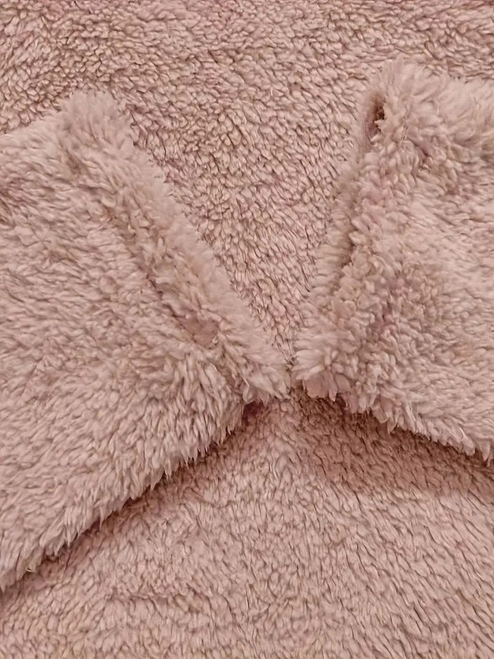 Womens Sweatshirt with Fuzzy Texture Relaxed Fit