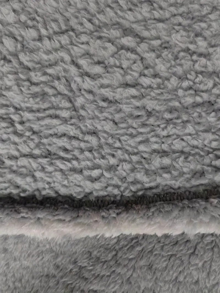 Womens Sweatshirt with Fuzzy Texture Relaxed Fit