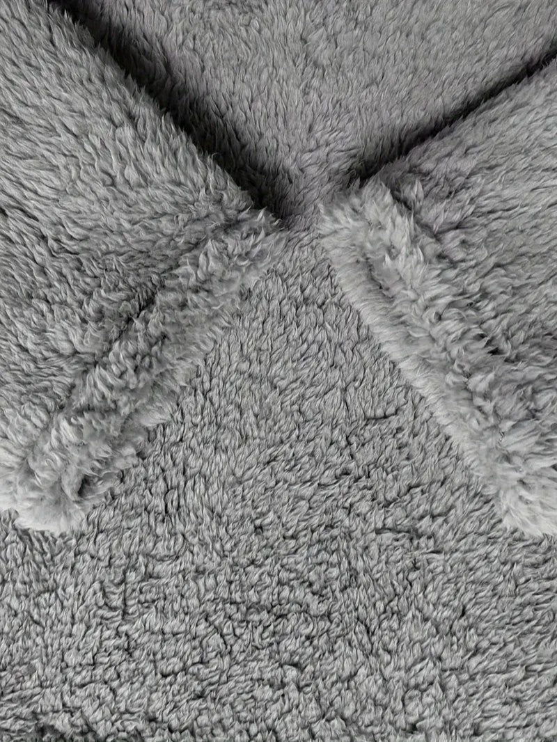 Womens Sweatshirt with Fuzzy Texture Relaxed Fit
