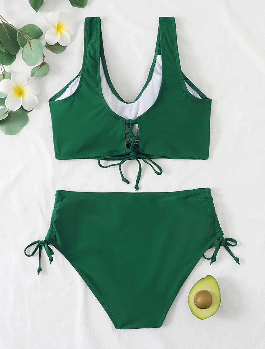 Womens Bikini Swimwear Two-Piece Adjustable Fit
