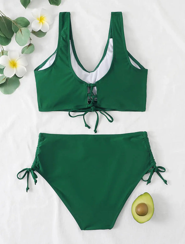Womens Bikini Swimwear Two-Piece Adjustable Fit