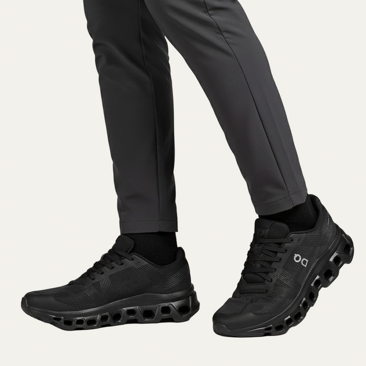 Mens Casual Sneakers Mesh Sculpted Sole - BritishMode