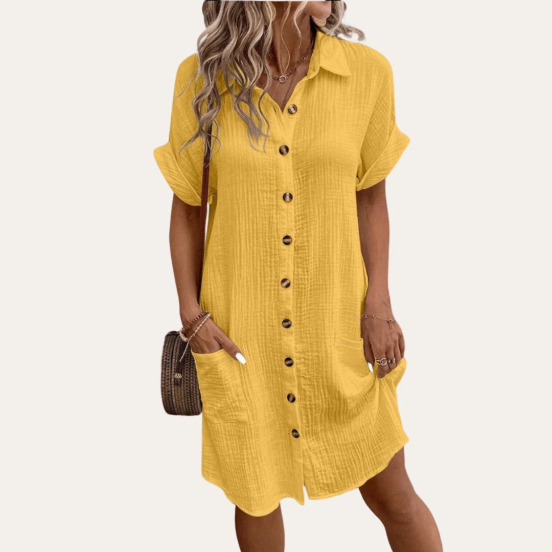 Womens Cotton Dress Regular Fit