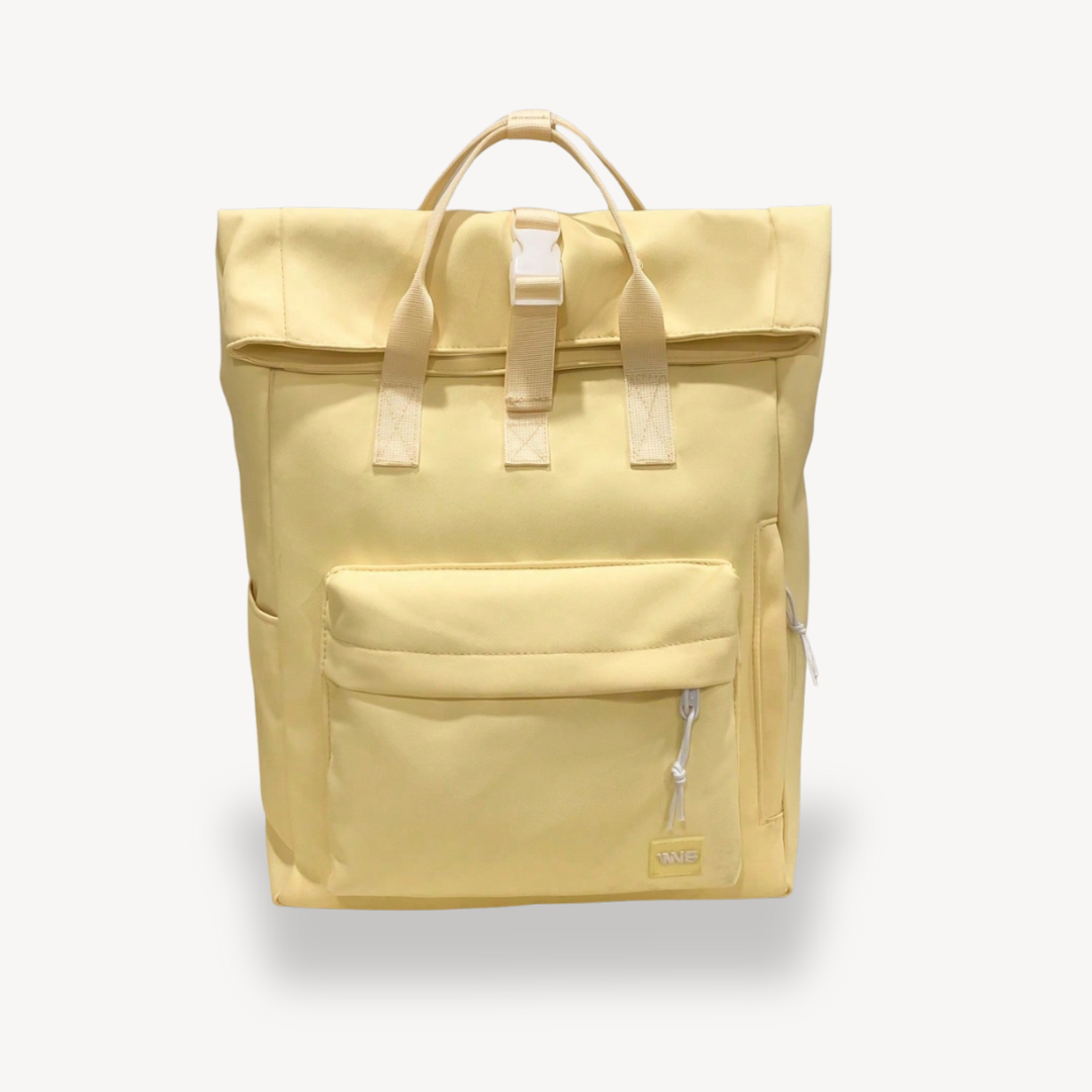Womens Roll Top Backpack Polyester Durable