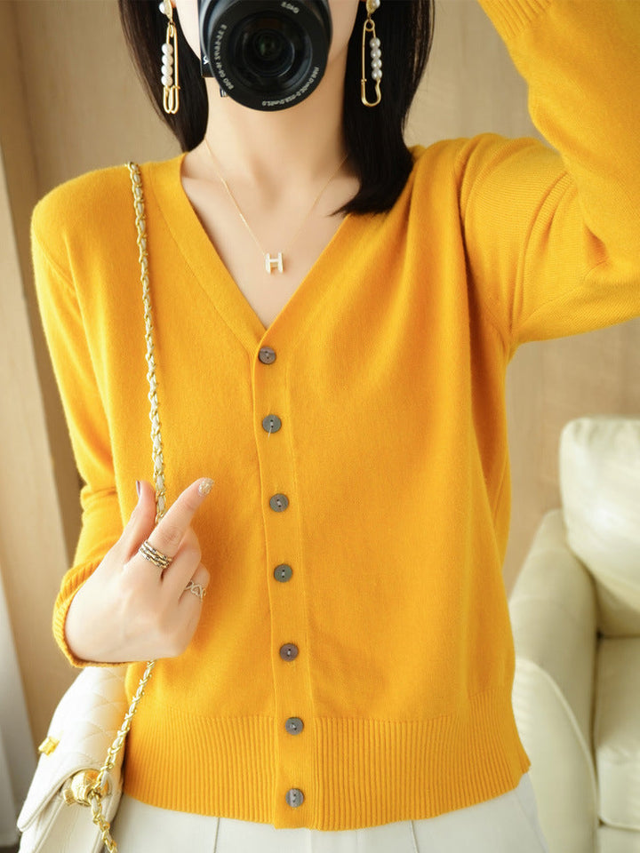 Womens Open Front Cardigan Sweater Long Sleeve Cozy Fit