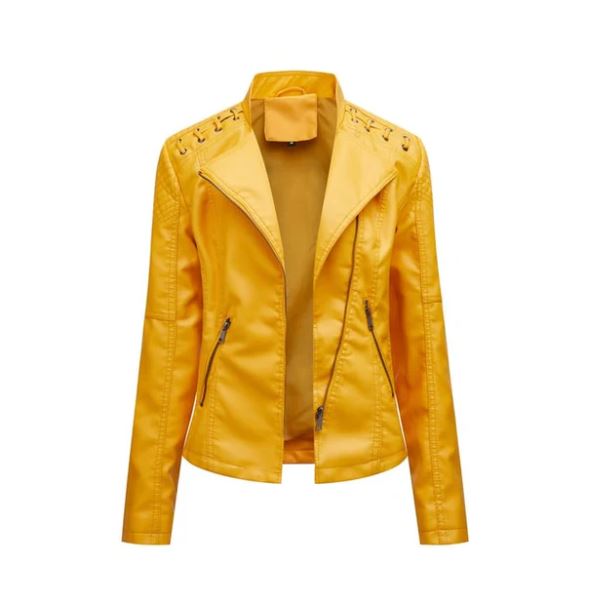 Mens Leather Jacket Lambskin Slim Fit