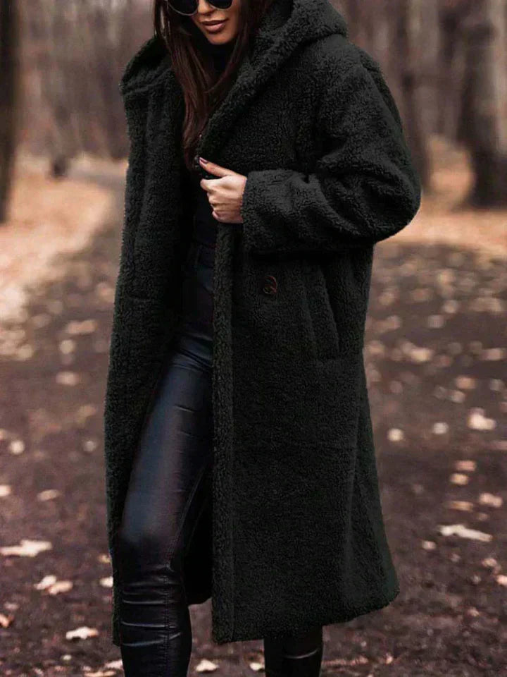Womens Long Winter Coat Insulated Warm Fit - BritishMode